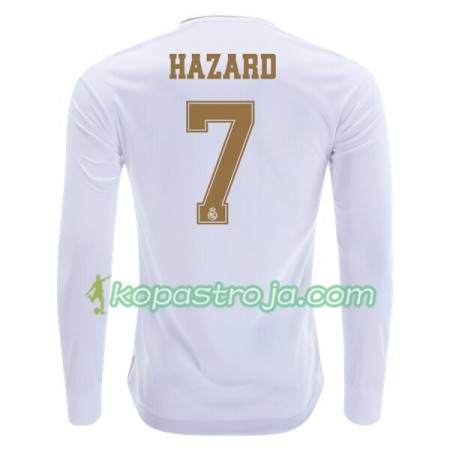 Billiga Fotbollströjor Real Madrid Eden Hazard 7 Hemma tröja 2019/20 Långärmad